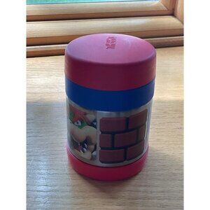 Super Mario Bros Thermos Stainless Steel Food Jar Red & Blue